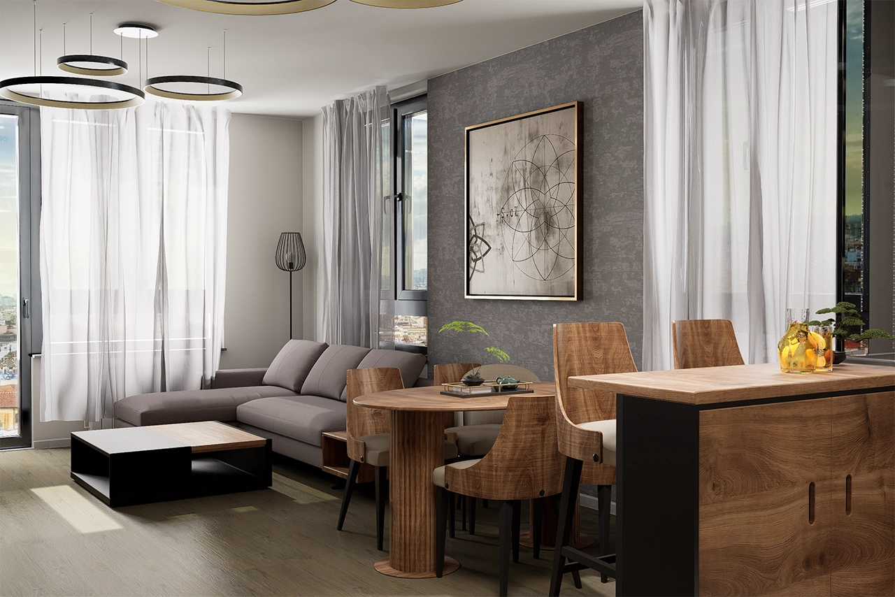 3D render stana